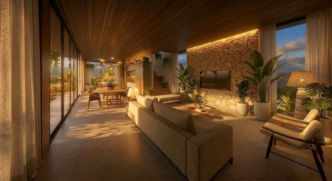 Interior de um projeto da DUC Arquitetura
