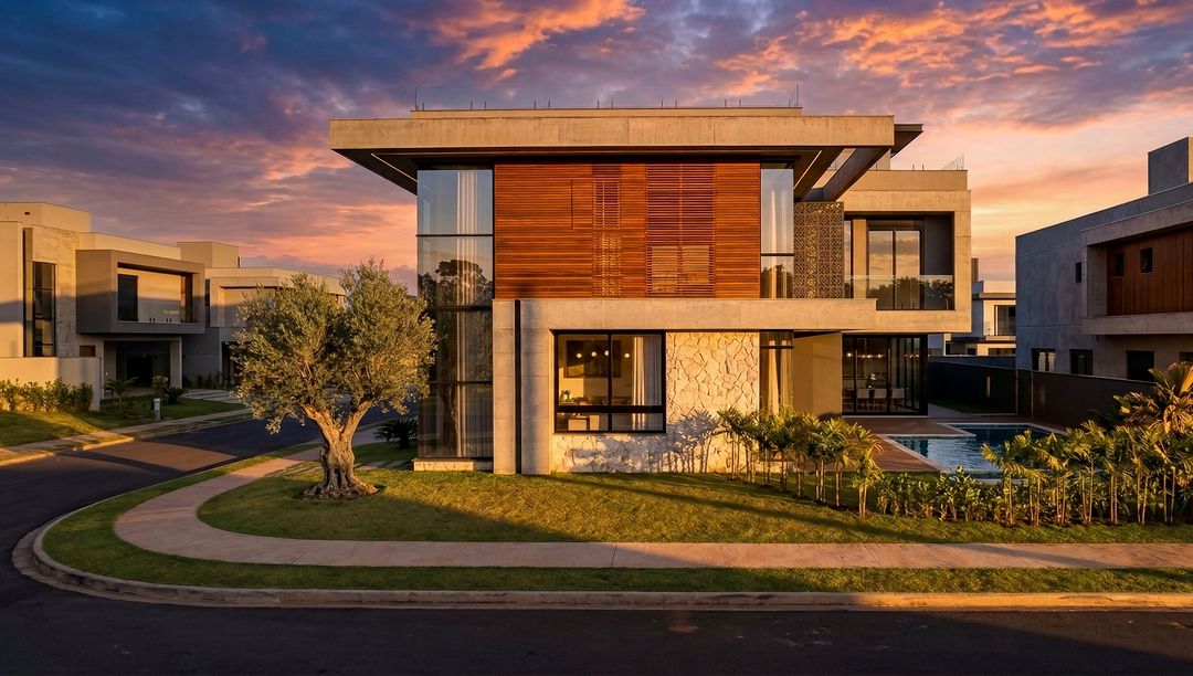 Fachada de um projeto da DUC Arquitetura