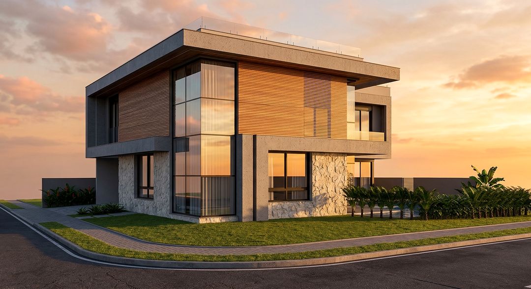 Fachada de um projeto da DUC Arquitetura