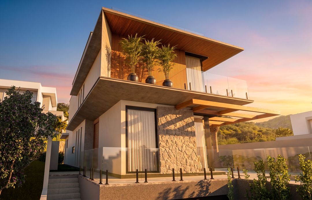 Fachada de um projeto da DUC Arquitetura