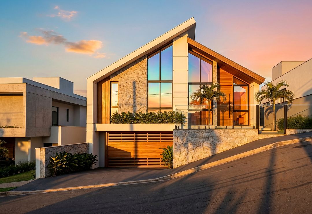 Fachada de um projeto da DUC Arquitetura
